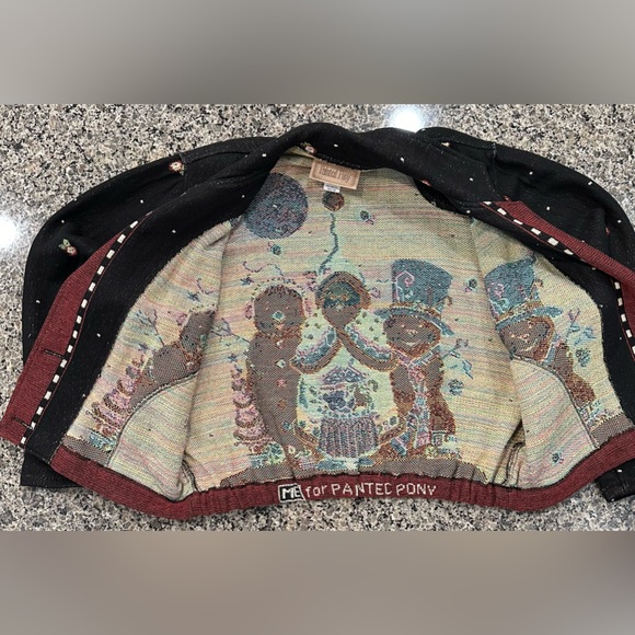 ✨VTG✨ Painted Pony Sweater Christmas Santa
Snowman Tapestry Jacket Med 🎅🏼☃️🎄 - Picture 9 of 15